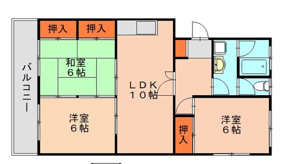 七苫ハイツの物件間取画像